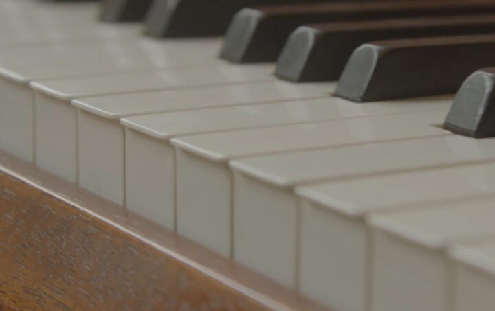 Vleugel afbeelding van een piano